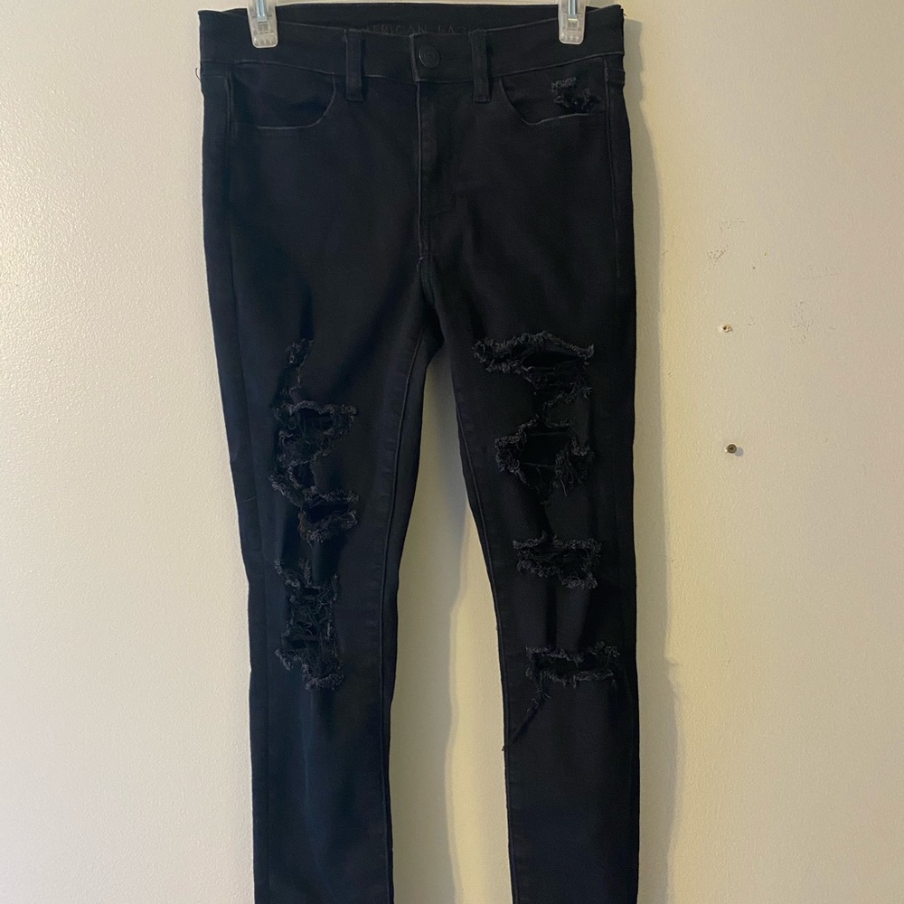 Black American Eagle Jeans